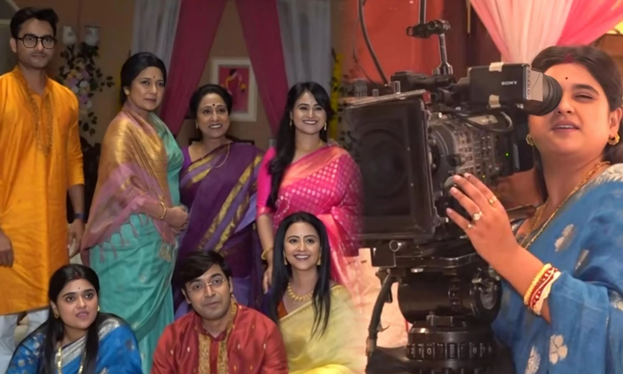 last day shoot of kar kache koi moner kotha
