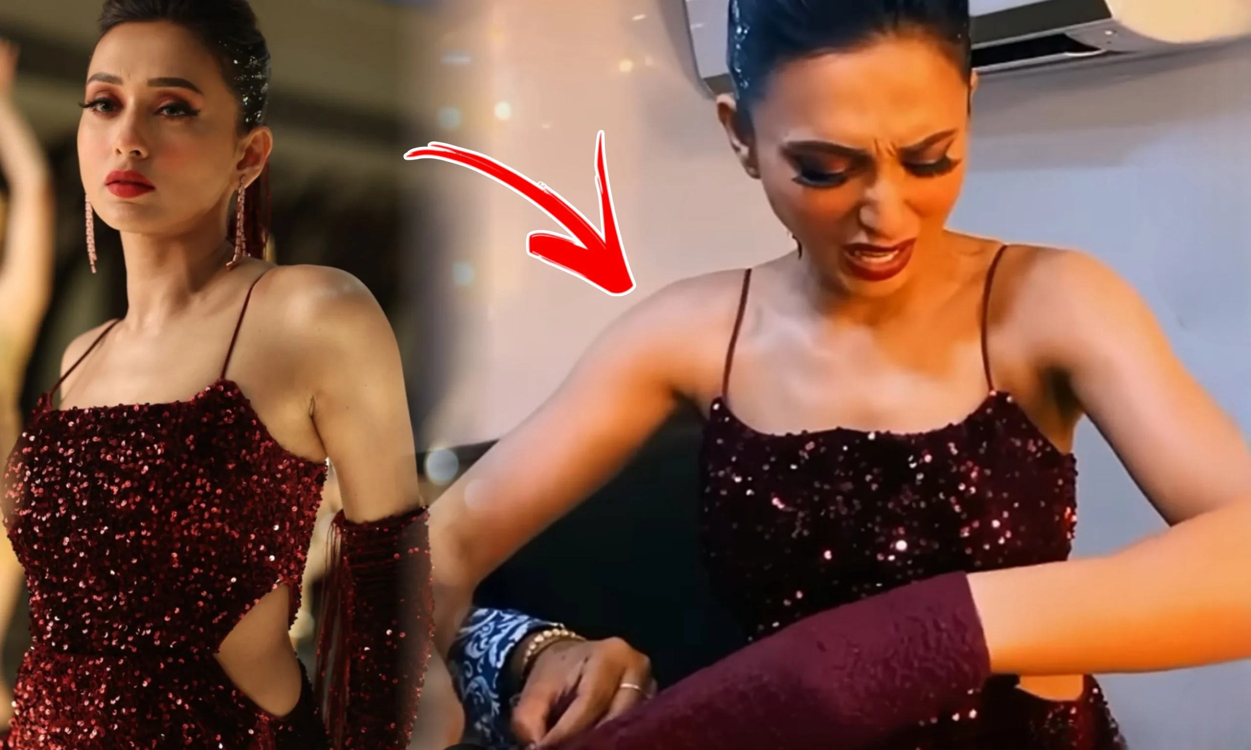 Mimi Chakraborty was injured due to her clothes
