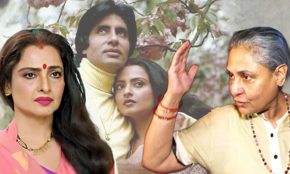 Bollywood Rekha Amitabh Bachchan Jaya Bachchan entertainment, Silsila, বিনোদন বলিউড অমিতাভ বচ্চন জয়া বচ্চন রেখা