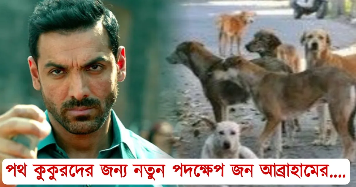 John Abraham took a big step for street dogs