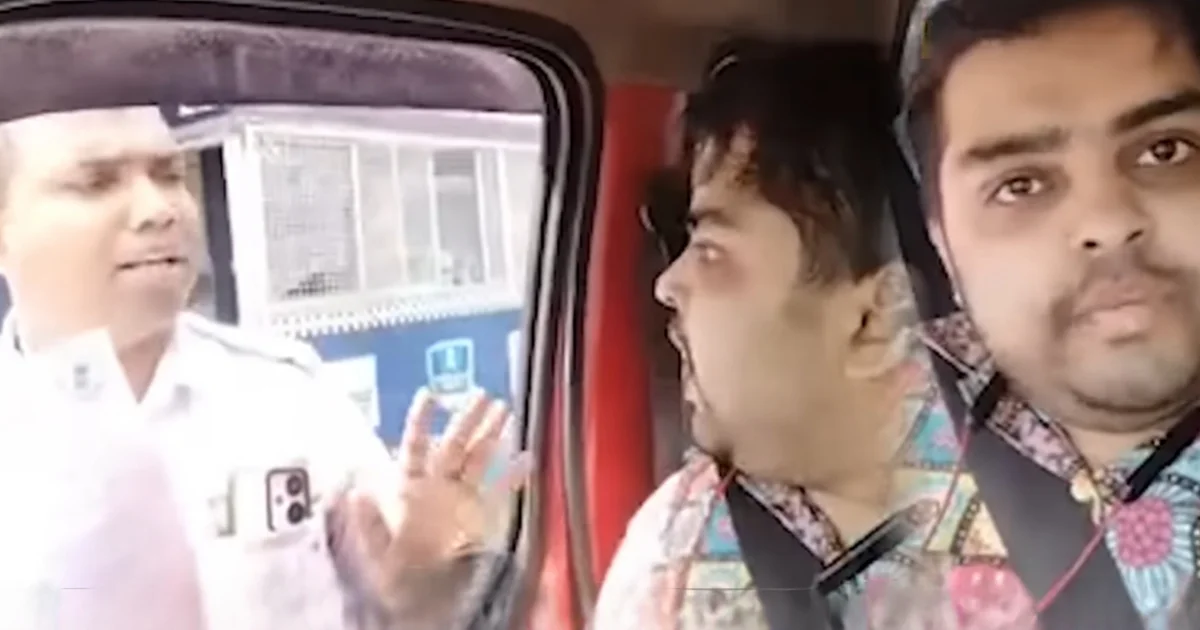 Aritro Dutta Banik, traffic police dispute, election vehicle issue, Kolkata news, viral incident, social media influencer, legal awareness India, অরিত্র দত্ত বণিক, ট্রাফিক পুলিশ বিতর্ক, নির্বাচন গাড়ি ইস্যু, কলকাতা খবর, ভাইরাল ঘটনা, সোশ্যাল মিডিয়া ইনফ্লুয়েন্সার, আইনি সচেতনতা