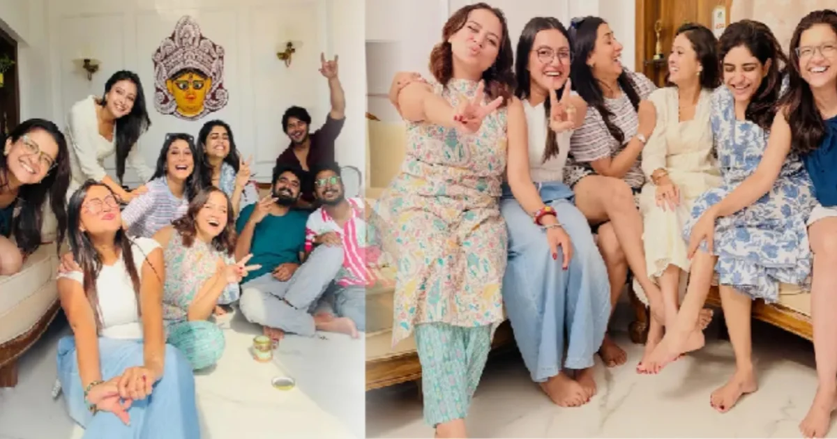 Mansi Sengupta, Tare Dhori Dhori, Bengali Serial, Bengali Television, Pallavi Sharma, Biswarup Bandyopadhyay, Ahona Dutta, Anuradha Mukhopadhyay, Tollywood News, Celebrity Gathering, মানসী সেনগুপ্ত, তারে ধরি ধরি, বাংলা সিরিয়াল, বাংলা টেলিভিশন, পল্লবী শর্মা, বিশ্বরূপ বন্দ্যোপাধ্যায়, অহনা দত্ত, অনুরাধা মুখোপাধ্যায়, টলিপাড়া, তারকাদের আড্ডা